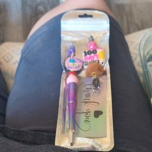 Colorful Pen Set with Keychain